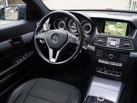 tweedehands Mercedes 200 E-KLASSE CoupéAvantgarde Autom Half Leder Sportst Stoelverw Panodak Navi Camera Clima Cruise 2x PDC LMV.