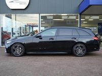 Occasion Mercedes C200 AMG line 204 PK (150 kW) 2021 Zwart Stationwagen