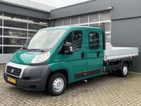 tweedehands Fiat Ducato 33 2.3 MultiJet DC Btw vrij Open laadbak Trekhaak 2500kg trekgewicht 7-persoons Parrot Pick-up Open Laadbak Euro 5 p-up Bakwagen