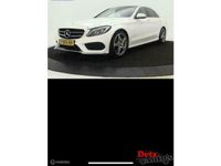 tweedehands Mercedes C200 Amg line parelmoer wit