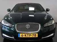 Occasion Jaguar XF Sportbrake Business Edition 275 PK (202 kW) 2013 Groen (metallic) Stationwagen