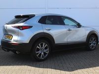 tweedehands Mazda CX-30 2.0 e-SkyActiv-X M Hybrid Luxury AUTOMAAT / Navigatie + Apple Carplay/Android Auto / Trekhaak (1300 KG) / Climate Control / Cruise Control Adaptief / Lederen Bekleding /