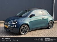 Occasion Fiat 500e La Prima 86 kW (118 PK) 2021 Groen Cabriolet