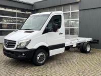 tweedehands Mercedes Sprinter 516 2.2 CDI 366 Chassis cabine Airco Cruise control 2-persoons Telefoonverbinding Navigatiesysteem Open laadbak Pick-up p-up Bakwagen 1e eigenaar Euro 6