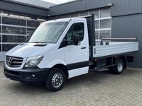 tweedehands Mercedes Sprinter 516 2.2 CDI 164PK Openlaadbak Airco Cruise control 2-persoons Telefoonverbinding Navigatiesysteem Open laadbak Pick-up p-up Bakwagen 1e eigenaar Euro 6