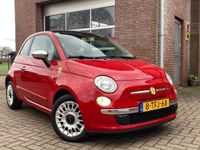 tweedehands Fiat 500 Ferrari edition, zwart dak, airco, NAP