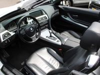 tweedehands BMW 320 Cabriolet Cabrio 640i HIGH EXECUTIVE 320 PK AUTOMAAT/ XENON- NAVI -ZWART LEDER- 19 INCH LMV