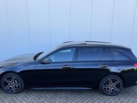 tweedehands Mercedes E300 C-KLASSE EstateAMG Night Panorama 300 e AMG Night Line AMG , Night , Keyless , Head-up , 360 camera , Sfeer , Stoelverwarming , Alarm 3 , Draadloos laden , DAB , Spoor+Dode hoek , Privacy