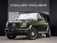 tweedehands Mercedes G500 G 500l Olive Green l Panorama l Burmester + l Desi