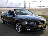 Occasion Audi A5 Cabriolet S-Line 170 PK (125 kW) 2013 Zwart Cabriolet