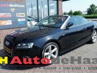 Occasion Audi A5 Cabriolet S-Line 245 PK (180 kW) 2009 Zwart Cabriolet