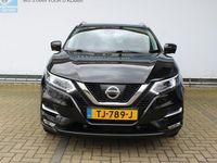 tweedehands Nissan Qashqai 1.2 Tekna | Incl. 1 jaar Garantie | Automaat | Navigatie | Climate controle | 360* Camera | Trekhaak | Cruise controle | Panorama dak | Keyless entry/start | Parkeersensoren V+A | Stoelverwarming | Lane assist | Half lederen bekleding | Ori