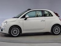 tweedehands Fiat 500C 5001.2 Lounge [ Airco Lichtmetaal Half Leder ]