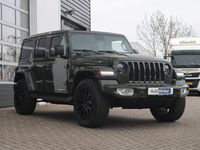 tweedehands Jeep Wrangler Unlimited 4xe 380 Sahara | Sky Soft Top | Full Color | 22'' Brute | Alpine Audio | Leder | Front Camera | Adapt. Cruise | Keyless | BSM | Stoel-/stuurverwarming