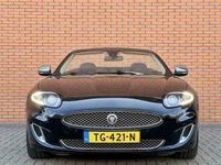 tweedehands Jaguar XK 5.0 V8 Convertible Portfolio | 385 PK! | Leder | Navigatie | 20" Lichtmetaal | LED | Stuurwiel verwarming | Bluetooth | Camera | Stoelverwarming | Elektrische Memory Stoelen |