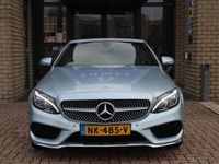 tweedehands Mercedes C180 Cabriolet AMG STYLING-CAMERA-MULTIBEAM-AIRCAP-NAVI