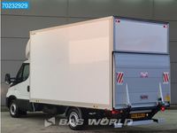 tweedehands Iveco Daily 35S14 Laadklep Zijdeur Bakwagen Nwe model Airco Cruise Euro6 Meubelbak Koffer LBW Airco Cruise control