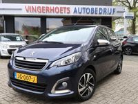 tweedehands Peugeot 108 1.2 Benzine 82 Pk * Superluxe Allure TOP ! * Zwart Leder * Cabrio Top Vouwdak * Navigatie * Parkeer Camera * L.M. Velgen * Stoelverwarming * Climate & Cruise Control * TOP Onderhouden * Cruise Control * Zie foto's *