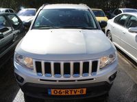 tweedehands Jeep Compass 2.0 APK tot 22-08-2024 Airco/Stoelverwarming/Parkeersensoren/Leren bekleding/Bluetooth/Navigatie/Cruise Control/Trekhaak/Lichtmetalen velgen/Airco