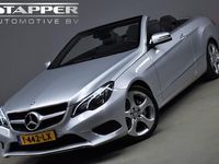 tweedehands Mercedes 200 E-KLASSE Cabriolet184pk Automaat Prestige Topconditie! Navi/Led/Leer/Airscarf/Stoelverw./Pdc/Cruise/Lmv18"
