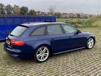 Occasion Audi A4 S-Line 150 PK (110 kW) 2014 Blauw Stationwagen
