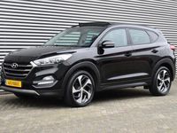 tweedehands Hyundai Tucson 1.6 T-GDI, Airco, Ecc, Cruise, Leder, Navi, Panoramadak.