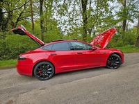Occasion Tesla Model S Performance 309 kW (421 PK) 2014 Rood Hatchback