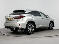 Occasion Lexus RX450h Luxury Line 313 PK (230 kW) 2018 Sonic titanium (grijs metallic) SUV