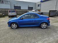 tweedehands Peugeot 206 CC 1.6-16V Goed rijdende en nette Cabrio,Airco,Leer,Elctr pakket, Nieuwe apk bij aflevering.