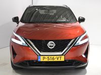 tweedehands Nissan Qashqai 1.3 MHEV Xtronic Tekna | Panorama dak | 360-Camera | Dode hoek detectie | Navigatie | Stoel/Stuur/Voorruitverwarming | Elektrische achterklep | Elektrische bestuurdersstoel | Adaptive cruise control | Head-up display |