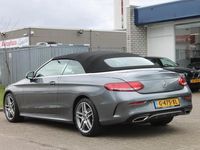 tweedehands Mercedes 200 C-KLASSE CabrioletAMG Line Ambition Greyline Huurkoop Inruil APK Garantie