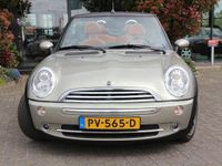 tweedehands Mini Cooper Cabriolet 1.6 Sidewalk AIRCO CRUISE BRUIN LEER