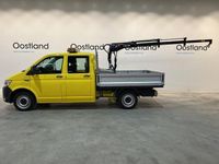 tweedehands VW Transporter 2.0 TDI L2H1 Open Laadbak / Hiab T-CLX 009 Kraan / Euro 6 / 220V. / Aluca Kast / Airco / Cruise Control / Trekhaak