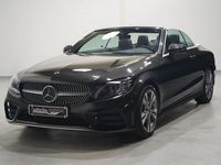 tweedehands Mercedes 180 C-Klasse CabrioAMG Line AMG interieur Camera Verlichting pakket Apple Carplay
