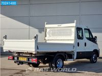 tweedehands Iveco 35.12 DailyKipper Dubbel Cabine Euro6 Airco Cruise 3500kg trekhaak Tipper Benne Kieper Doka Mixto Airco Dubbel cabine Trekhaak Cruise