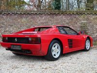 tweedehands Ferrari Testarossa third series, "five bolt", European market delivered, boardmap, full service history