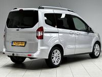 tweedehands Ford Tourneo Courier 1.0 Titanium/ Trekhaak!/ Camera/ Stoelverw./ 16''LMV/ Clima/ Navi/ Cruise/ Bluetooth/ USB&AUX/ Armsteun/ Regensensor/ Elek.pakket/ Isofix/ Dakrails/ PDC A.