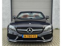 Occasion Mercedes C180 AMG line 157 PK (115 kW) 2016 Zwart Cabriolet