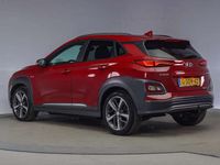 tweedehands Hyundai Kona EV Premium 64 kWh [ Schuifdak Leder Trekhaak Nav ]