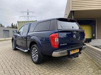 tweedehands Nissan Navara 2.3 dCi Visia Double Cab 4X4 Snoeks [ fm navi,camera,ecc,cruise,lmv,trekhaak ]