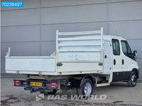 tweedehands Iveco 35.12 DailyDubbel Cabine met kist 3500kg trekhaak Airco Cruise Tipper Benne Kieper Airco Dubbel cabine Trekhaak Cruise control