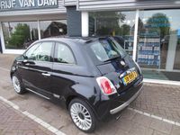 Occasion Fiat 500 Lounge 86 PK (63 kW) 2012 Zwart Hatchback