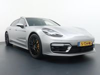 tweedehands Porsche Panamera Turbo S 4.0 E-Hybrid Panoramadak Carbon 5 Persoons Burmester Matrix Sfeer Verlichting Nachtzicht Softclose Surround View Sportuitlaat