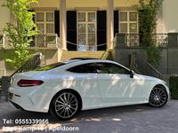 Occasion Mercedes C180 AMG line 157 PK (115 kW) 2016 Wit Coupé