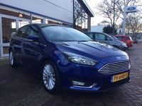 Occasion Ford Focus Titanium 150 PK (110 kW) 2017 Blauw (metallic) Hatchback