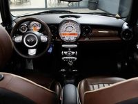 tweedehands Mini Cooper Cabriolet 1.6 Chili Bruin Leder | Houten Stuur SUPER CHIQUE