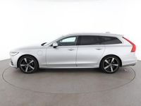 tweedehands Volvo V90 2.0 T8 AWD R-Design 392PK | XS76927 | Dealer Onderhouden | Navi | LED | Apple/Android | Leder/Alcantara | Adaptive Cruise | Head-up Display | Climate | Lichtmetaal |