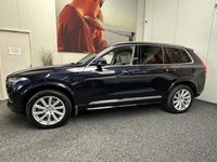 tweedehands Volvo XC90 2.0 T8 Twin Engine AWD Inscription BOWERS & WILKINS 360 CAMERA LEDER NAVIGATIE ADAPTIEVECRUISE CONTROL PANORAMA SCHUIF/KANTELDAK ACHTERUITRIJCAMERA ZEER MOOI !!