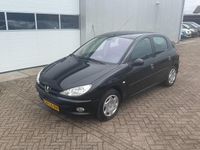 Occasion Peugeot 206 75 PK (55 kW) 2003 Zwart Hatchback