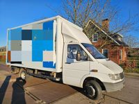 tweedehands Mercedes Sprinter 412 D Xlang/ bakwagen/ laadklep